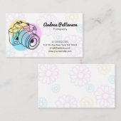  Visitekaartje voor Floral fotografie (Voorkant / Achterkant)