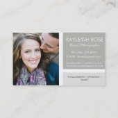 Visitekaartje voor fotografie (Achterkant)