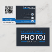 Visitekaartje voor fotografie, 3,5 x 2,0 inch, 100 (Voorkant / Achterkant)