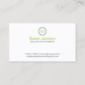 Visitekaartje voor fotografie in het wild (Voorkant)