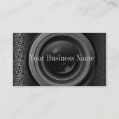 Visitekaartje voor fotografisch ontwerp camera (Achterkant)