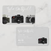 Visitekaartje voor foto's van superieure camera's (Voorkant / Achterkant)