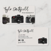 Visitekaartje voor foto's van superieure camera's (Voorkant / Achterkant)