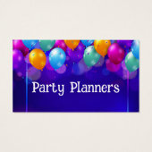 Visitekaartje voor Fun Ballon Party of Event Plann (Achterkant)