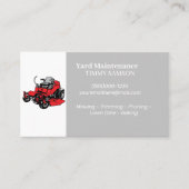 Visitekaartje voor garderenonderhoud (Voorkant)