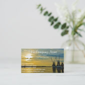 Visitekaartje voor garnalenboottrawlers (Staand voorkant)