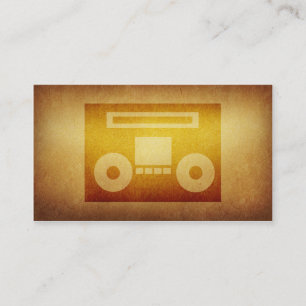 Visitekaartje voor gearchiveerde deejay-tape