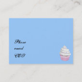 Visitekaartje voor gebak (Achterkant)