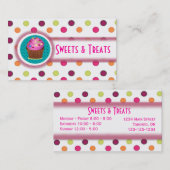 Visitekaartje voor gebak (Voorkant / Achterkant)