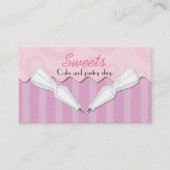 Visitekaartje voor gebak (Voorkant)