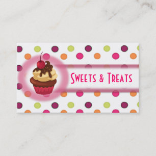 Visitekaartje voor gebak