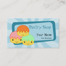 Visitekaartje voor gebak