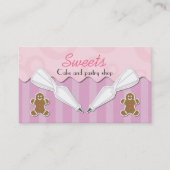 Visitekaartje voor gebak (Voorkant)