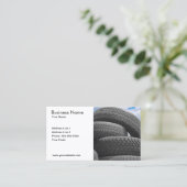 Visitekaartje voor gebruikte banden (Staand voorkant)