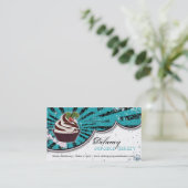 Visitekaartje voor gebundelde, stijlvolle, gebakke (Staand voorkant)