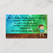 Visitekaartje voor gecontroleerde bezoeken (Achterkant)