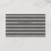 Visitekaartje voor gegolfd staal (Achterkant)