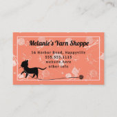 Visitekaartje voor gekken winkelwagen (Voorkant)