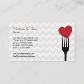 Visitekaartje voor gekookt hartrestaurant/catering (Achterkant)