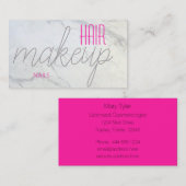 Visitekaartje voor gemarmerd ontwerp (Voorkant / Achterkant)