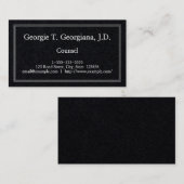 Visitekaartje voor gewone en ondergeciteerde raads (Voorkant / Achterkant)