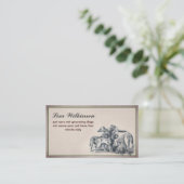 visitekaartje voor gezelschapsdieren (Staand voorkant)