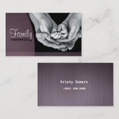 Visitekaartje voor gezinsadvies (Voorkant / Achterkant)