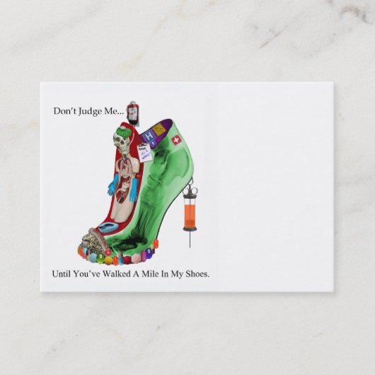 Visitekaartje voor gezondheidszorg (Voorkant)