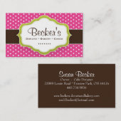 Visitekaartje voor giet en griesbakkerij (Voorkant / Achterkant)