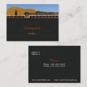 Visitekaartje voor gitaarbouw (Voorkant / Achterkant)