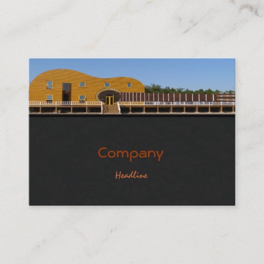 Visitekaartje voor gitaarbouw (Voorkant)