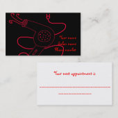 Visitekaartje voor gloeddroger 1 afsprakenkaartje (Voorkant / Achterkant)