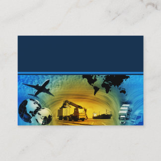 Visitekaartje voor goederenlogistiek Sjabloon Duo