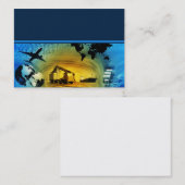 Visitekaartje voor goederenlogistiek Sjabloon Duo (Voorkant / Achterkant)