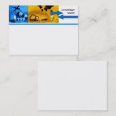 Visitekaartje voor goederenlogistiek Sjabloon Duo (Voorkant / Achterkant)