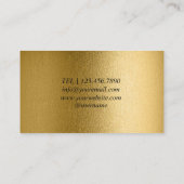 Visitekaartje voor Gold en Black Texture (Achterkant)