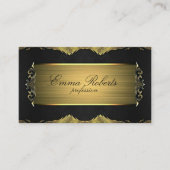 Visitekaartje voor Gold en Black Texture (Voorkant)