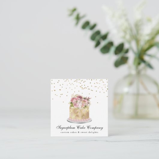 Visitekaartje voor Gold- en Blush- en Bakkerijprod (Staand voorkant)