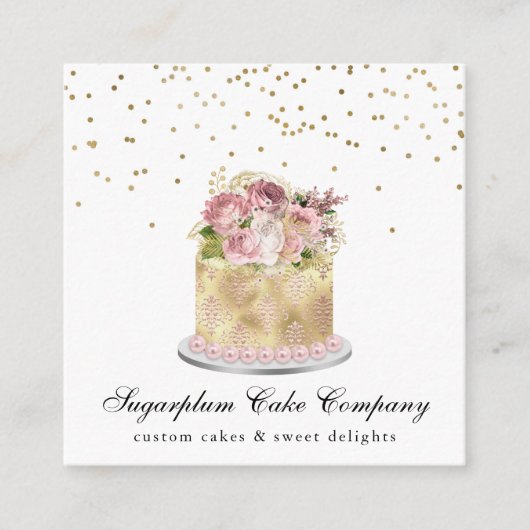 Visitekaartje voor Gold- en Blush- en Bakkerijprod (Voorkant)