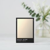 Visitekaartje voor Gold- en zwart Ketting (Staand voorkant)