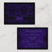 Visitekaartje voor gothische Romance (Voorkant / Achterkant)