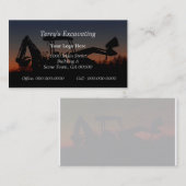 Visitekaartje voor graafmachines (Voorkant / Achterkant)