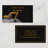 Visitekaartje voor graafwerkzaamheden (Voorkant / Achterkant)