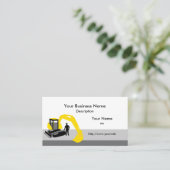 Visitekaartje voor graafwerkzaamheden (Staand voorkant)