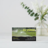 Visitekaartje voor grasprinkler/landschapsarchitec (Staand voorkant)