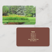 Visitekaartje voor grassen en landschapsarchitectu (Voorkant / Achterkant)