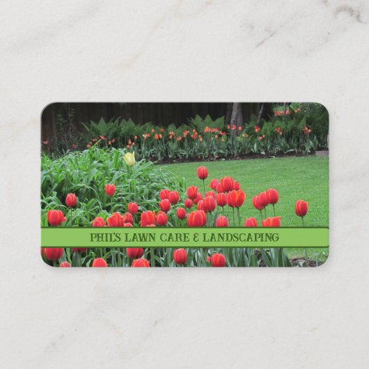 Visitekaartje voor grassen en landschapsarchitectu (Voorkant)