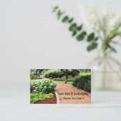 Visitekaartje voor grassen en landschapsarchitectu (Staand voorkant)