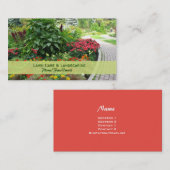 Visitekaartje voor grassen en landschapsarchitectu (Voorkant / Achterkant)