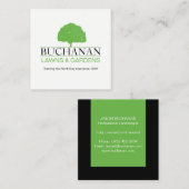 Visitekaartje voor graszorg en tuinonderhoud (Voorkant / Achterkant)